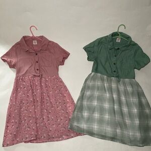 Bundle Lot of 2 Girl School Dresses